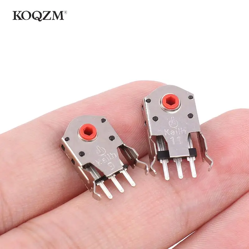 Sangat akurat Decoder 5mm ~ 11mm inti merah Rotary Mouse Scroll Wheel Encoder 1.74mm lubang untuk PC Mouse Alps Encoder 800,000 Life