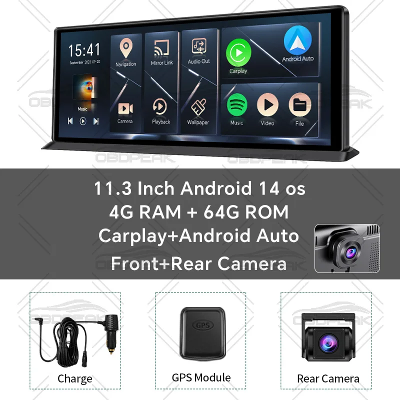 ディスプレイオーディオ CarPlay Android Auto K60Pro Amazon.co.jp: OBDPEAK K60 Pro Android 14ドライブレコーダー 【WIFI