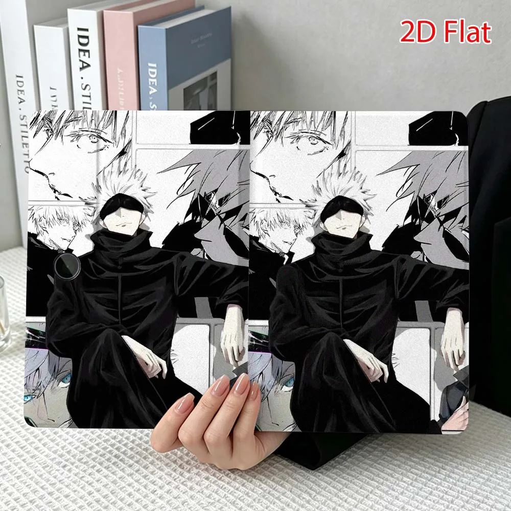 Cool Satoru Gojo For OPPO VIVO IQOO OnePlus Realme Pad 3 Pro 13 12.1 11.4 11 inch Pen Tray Tablet Case Soft