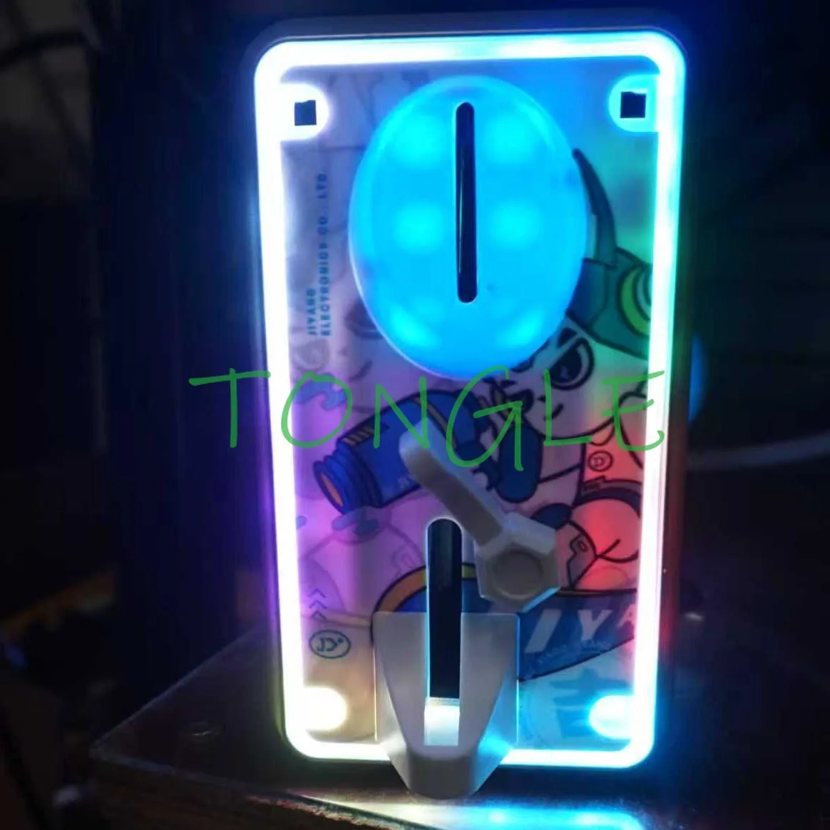 New Cartoon Panel JY100F CPU Comparable Anti Trick Coin Acceptor Selector Tokens Collector Coin slot LED DIY Arcade Game Machine