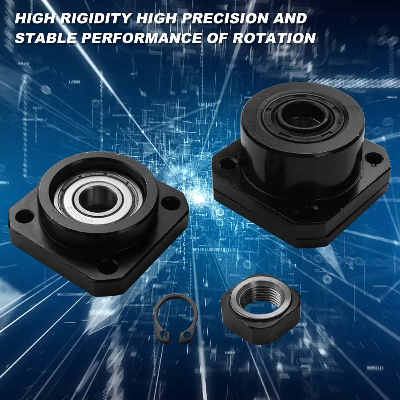 

2025 New FK12 FF12 Support For Ball Screw 1605 FK12 Fixed Side FF12 Floated Side For CNC Parts Machine Tool Accessories