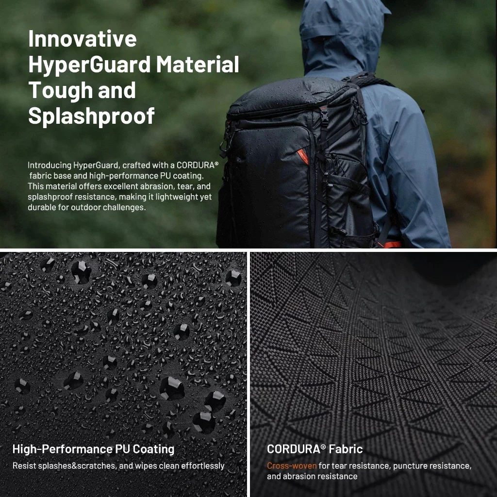 حقيبة ظهر PGYTECH OnePro Flex الاحترافية لتسلق الجبال وحقيبة إدخال الكاميرا (30 لتر/40 لتر/50 لتر)