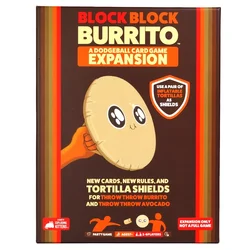 Exploding Kittens Block Block Burrito Board Game Throw Throw Burrito