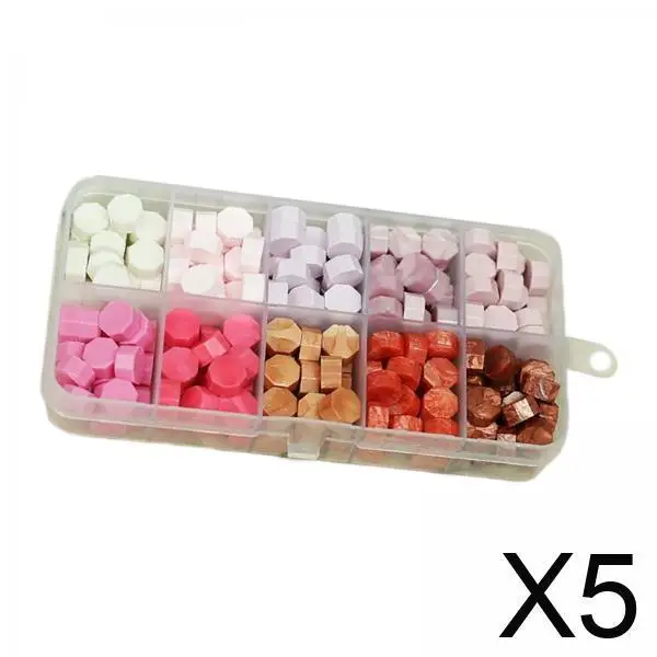 5x خرز، 200 قطعة من الخرز المتعدد، ختم رائع لرسائل الطوابع، دعوة الزفاف وختم بطاقات المعايدة #1