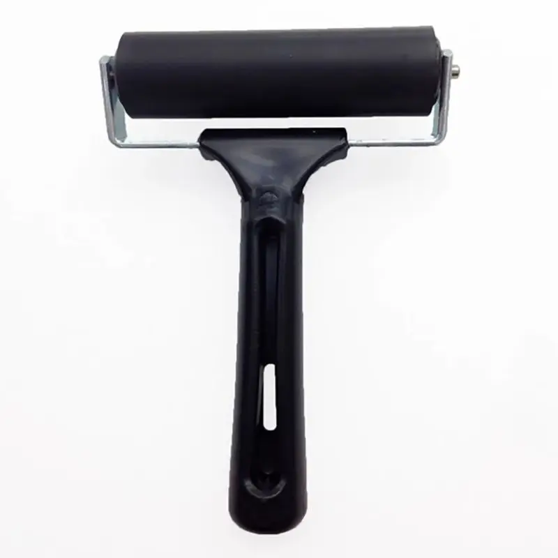 10cm Art Ink Printmaking Roller Professional Painting Rubber Roller Brayer Art Stamping Tools, Construction Rollers Tools