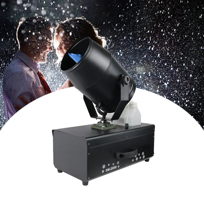 3000W Snow Projector Making Machine Stage Effect Event Cannon Foam Theater Moving Head Snow Machine For Indoor and Outdoor