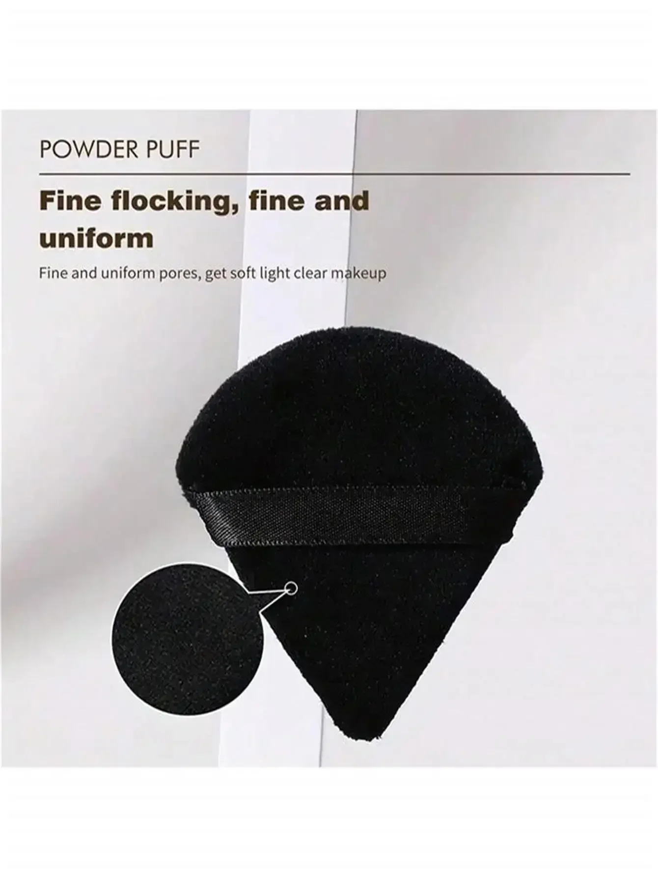 5 Pcs Face Loose Powder Powder Soft Tool Body Powder Makeup Sponges Blender Contouring Under Eyes Corner Triangle Makeup Puff
