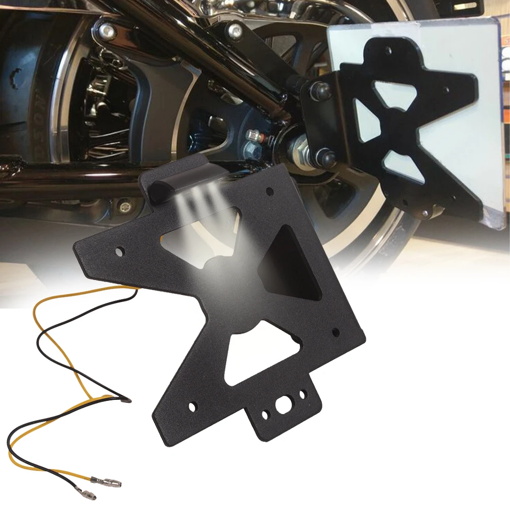 

Для BMW K100 K100 Cafe Racer, держатель номерного знака мотоцикла, боковой элиминатор, аккуратный комплект, рамка номерного знака с подсветкой