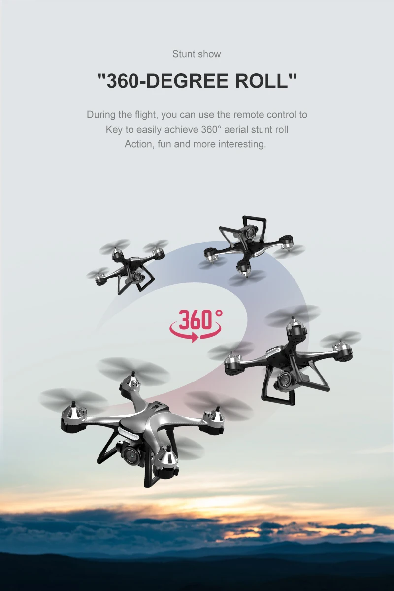 Double Take Drone 4K HD Aerial Photography Nova Wifi Foldable Altitude 4K Fixed Camera GPS Quadcopter