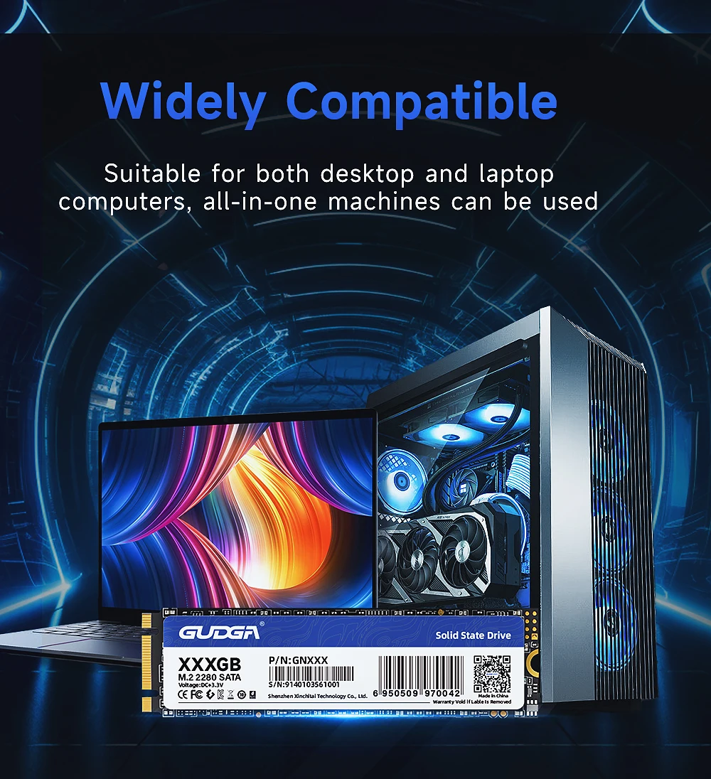 GUDGA M.2 NGFF SATA SSD 1 TB 2 TB 64 GB 128 GB 256 GB 512 GB SSD M2 SATA 2280 HDD Festplatte SSD Laufwerk für Laptop Computer Zubehör – Detail 8