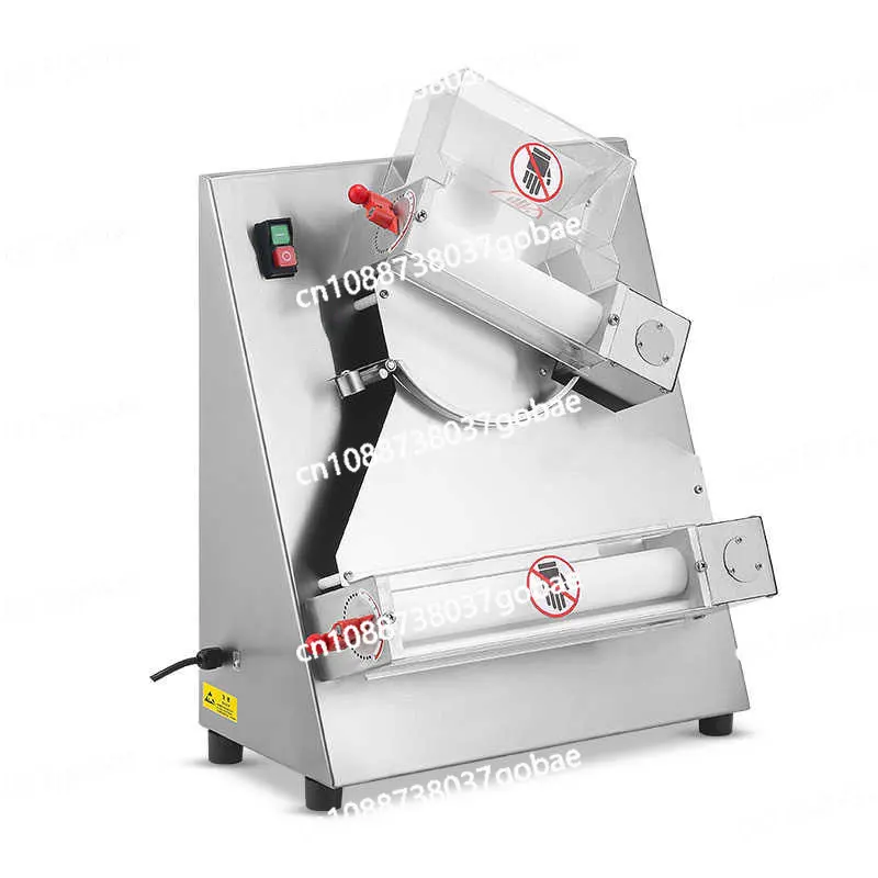 

Desktop pizza noodle press stainless steel cake base forming machine 15 inch pizza cake press