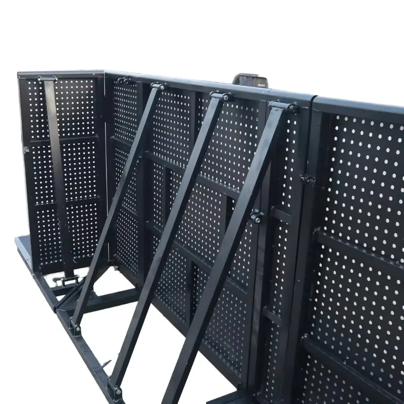 【Best-selling】Black Heavy-Duty Crowd Isolation Barrier For Outdoor Music Festivals And Traffic Control
