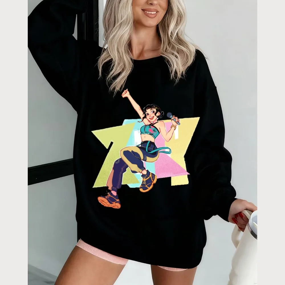 شعبية أنيمي KPop Demon Hunter هي سترة نسائية مطبوعة الخريف والشتاء البلوز للجنسين الإبداعية شخصية البلوز