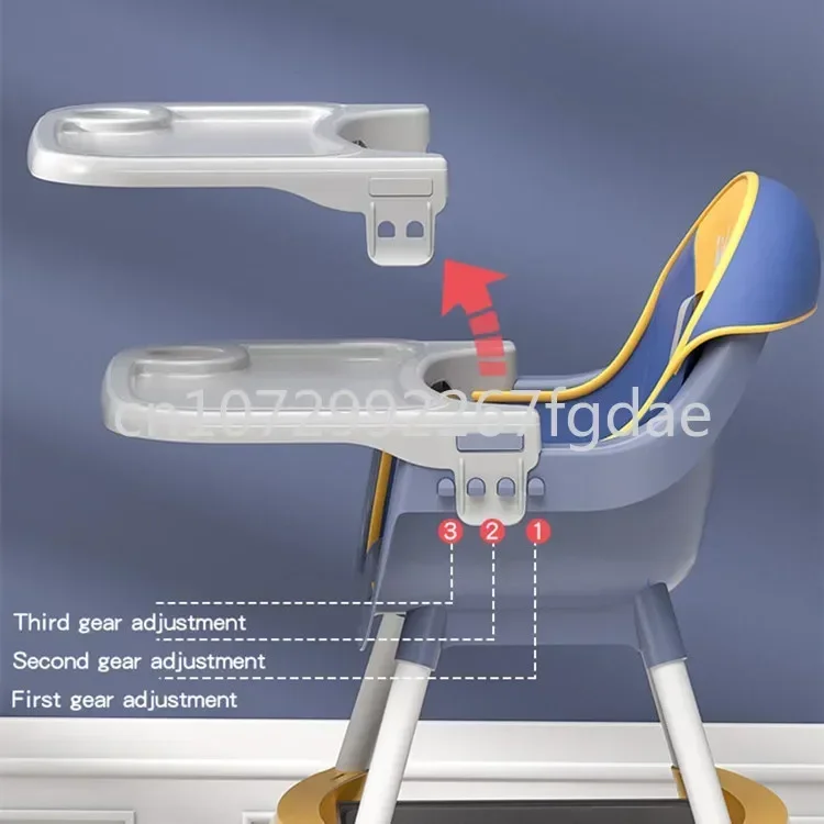 High Quality Three in One Dining Chair in The Baby Series, Multifunctional Folding Baby Feeding Chair