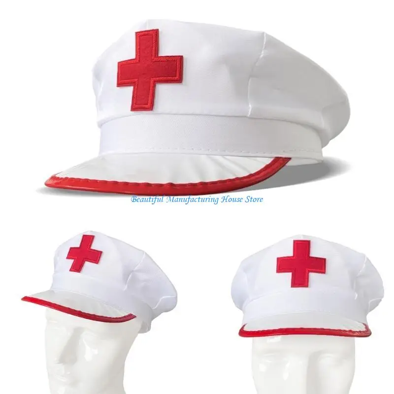 E56A قبعة رضاعة أنيقة من البوليستر مقاس 58 سم لتزيين حفلات أعياد الميلاد والعام الجديد