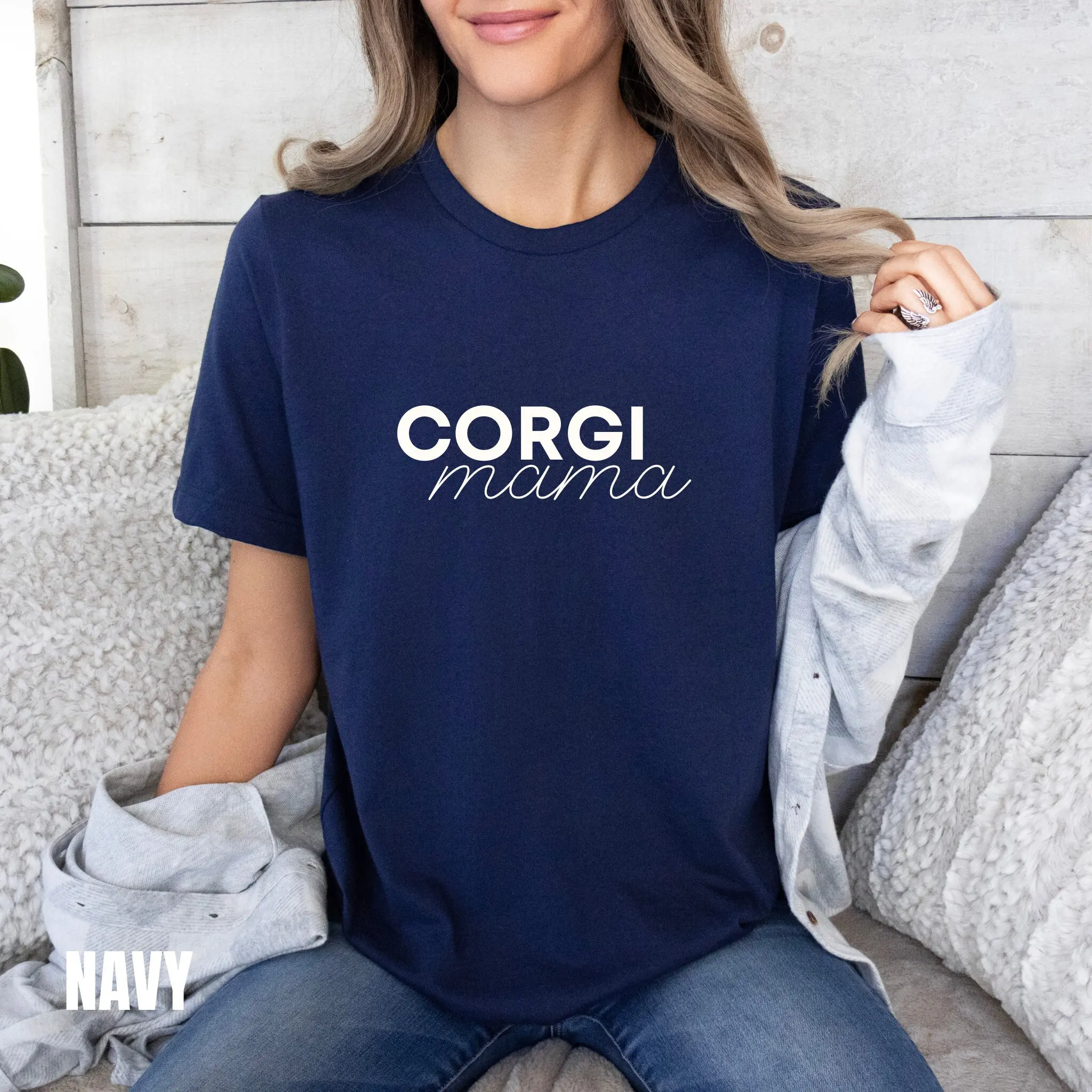 Корги футболка мама Собака Мама S День матери милые влюбленные Домашние животные владельцы
