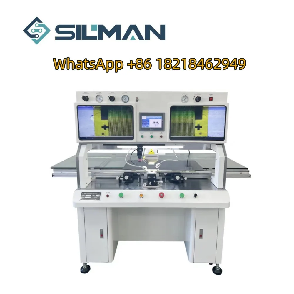 Silman ACF COF Bonding Machine ST-B100 For LCD LED TV Screen Flex Cable Repair Double Screen Pulse Heat Press Tab Panel Device