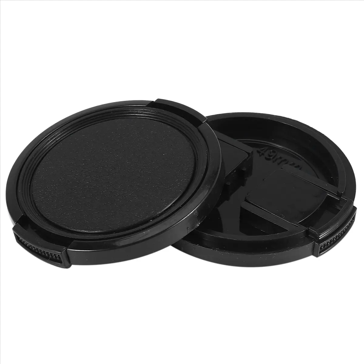 Univeral 10pcs 49mm Center Pinch Front Lens Cap For DSLR Camera-DTA9