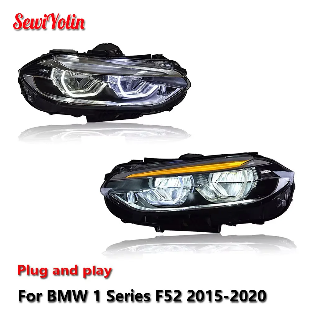 

Car LED Headlight Light Assemblies For BMW 1 Series F52 2015-2020 Auto Fog DRL Brake Turn Signal Lamp Plug and Play