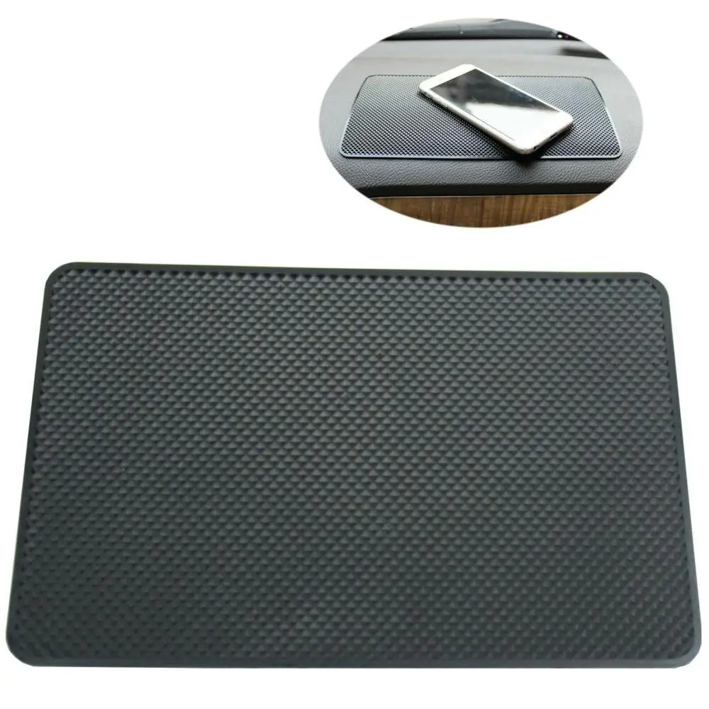 Car Dashboard Mat Pad Non-slip Rubber Mount Holder Mobile Phone Stand Anti Slip Keys Pad Large Car Interior Accessories