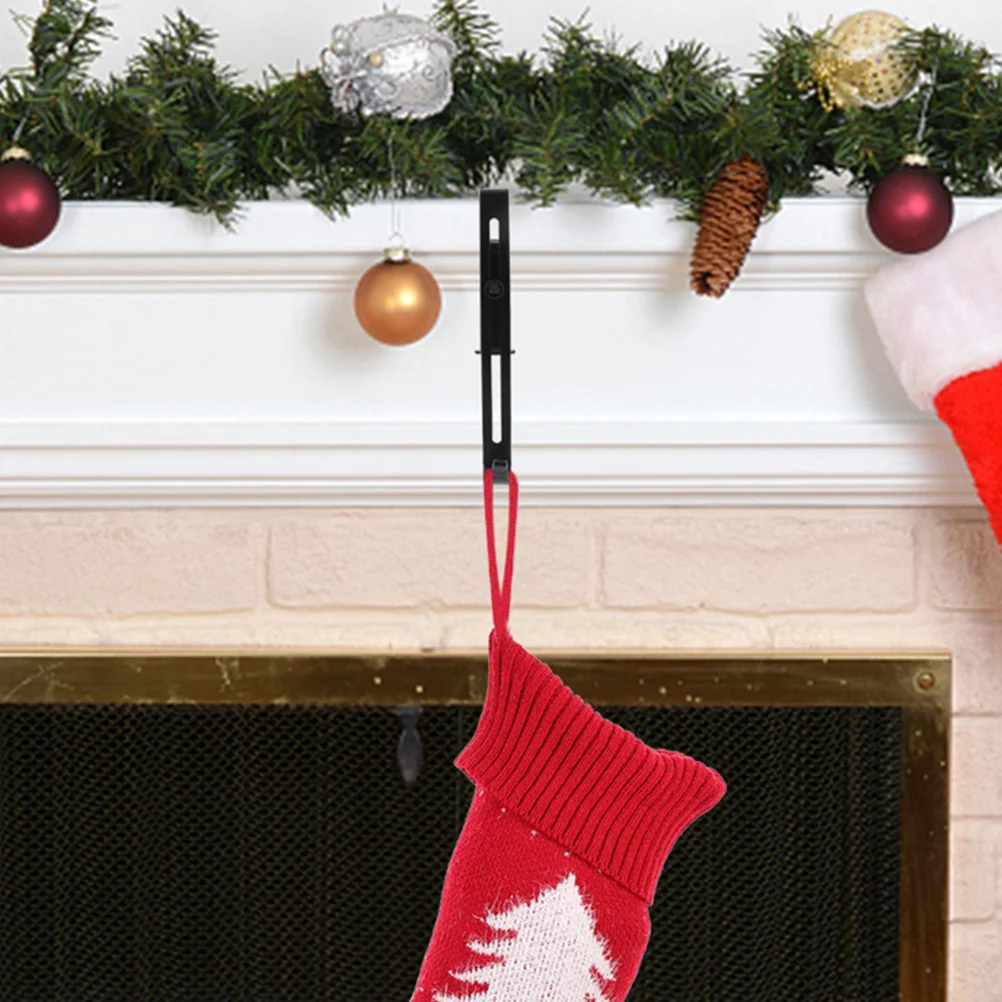 

2Pcs Adjustable Garland Hooks Heavy Duty Metal Front Door Hangers for Christmas Stockings Wreaths Holiday Decor