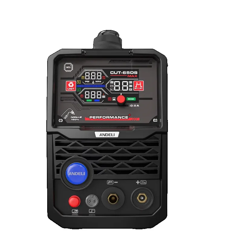 【2026 Hot Selling】ANDELI 2025 New Arrival 110V  220V CUT-65  1PH  220V  Non-HF CNC Compatible Pilot Arc Contacting Plasma Cutter