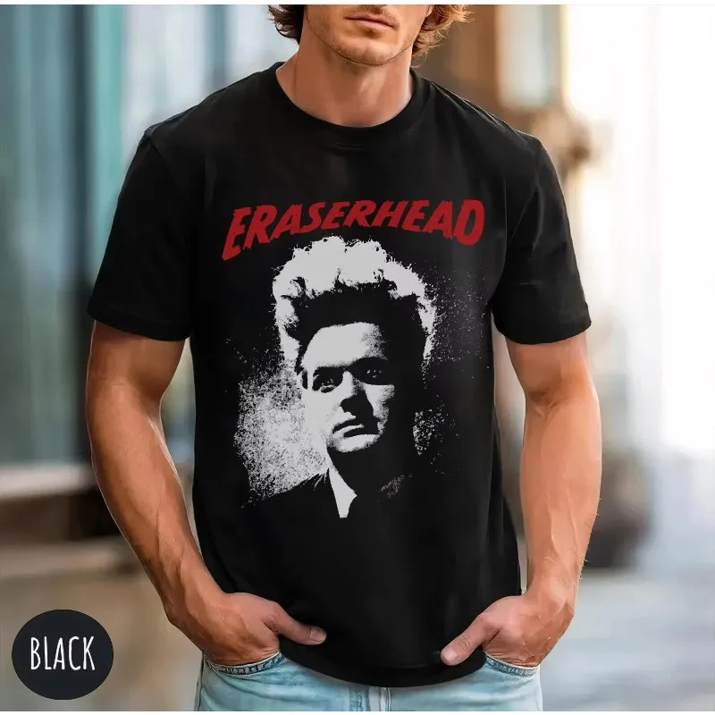 Horror Movie 'Rubber Head' Printed T-shirt for Both Men and Women in Summer, Suitable for All Seasons