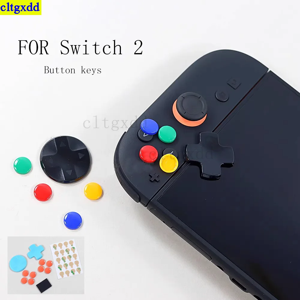 

Cltgxdd 1 set FOR Switch 2 controller handle protection button cap D-Pad button cover ABXY color button cover sticker