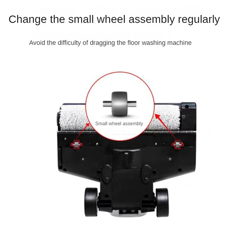 Ruedas de repuesto para Tineco Floor One, cabezales motorizados, eje pequeño, 2.0LED /2.0LCD/2,0 Slim/3,0