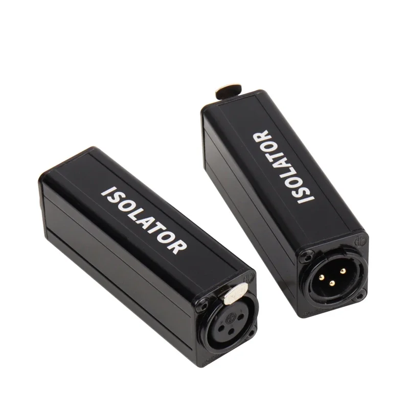 XLR XLR XLR Audio isolator Current sound noise reduction filter Noise silencer Audio isolator