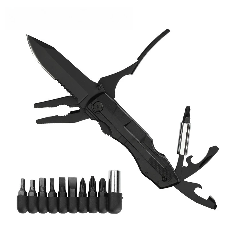 

New Multifunctional Knife Pliers EDC Combination Small Tool Pliers Screwdriver Head Outdoor Folding Pliers