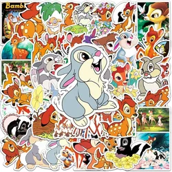 10/30/50pcs Disney Bambi Cartoon Stickers Aesthetic Cute Graffiti Decals Sticker for Kawaii Kids Toy DIY Water Bottle Stationery