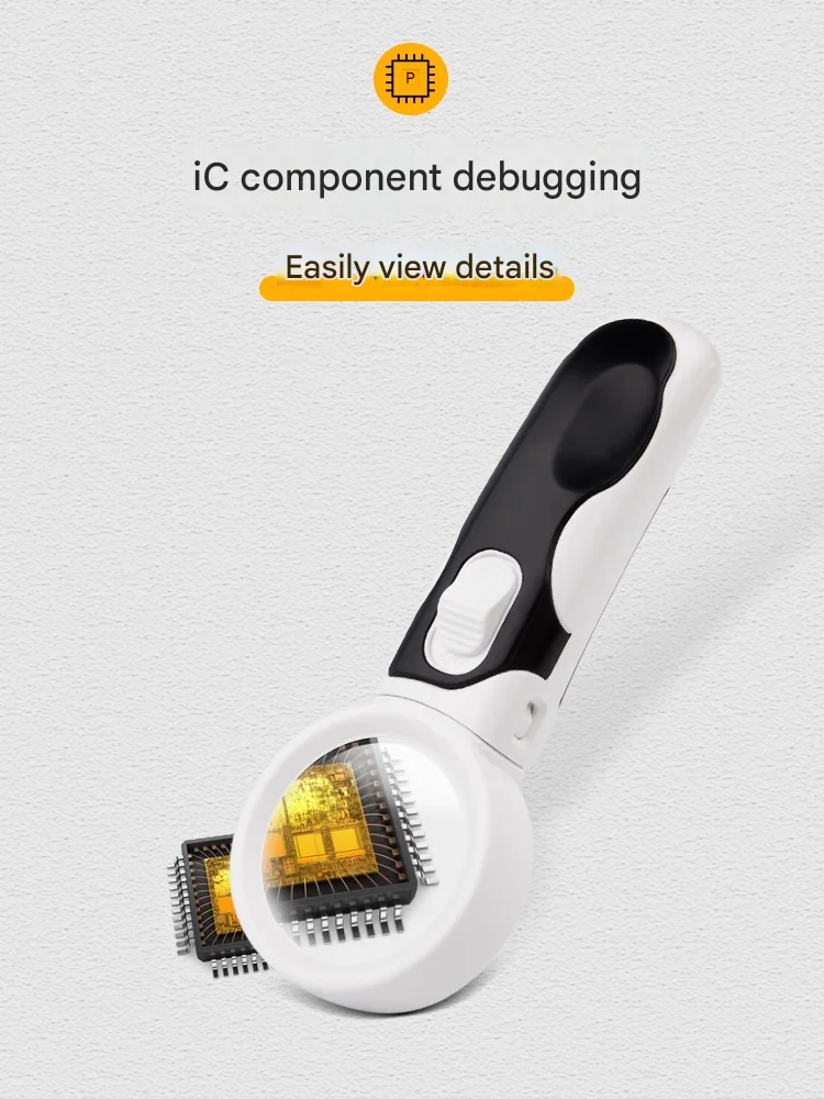 عدسة مكبرة إلكترونية عالية الطاقة لإصلاح الأجهزة المنزلية 40x30x عدسة مكبرة مع الضوء