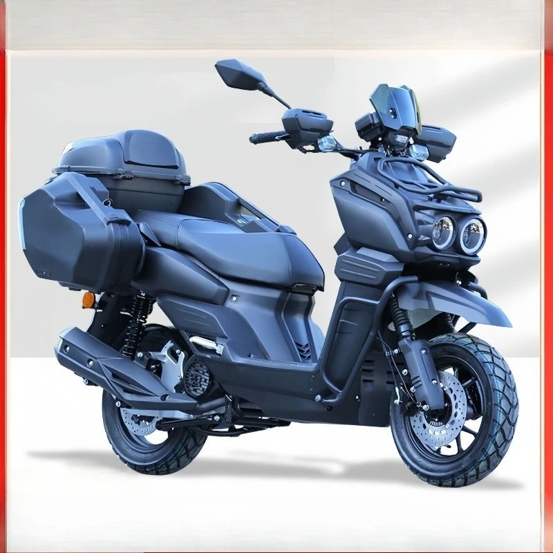 150Cc دواسة شاحنة زيت ذات عجلتين دراجة نارية دفعة الوقود سكوتر #3