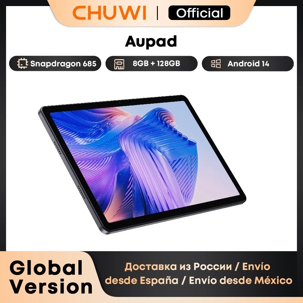 CHUWI AuPad Tablet 10.95-inch 1200*1920 FHD Display Snapdragon 685 Octa-core 8GB DDR4 128GB ROM 4G LTE GPS Android 14 Tablets PC