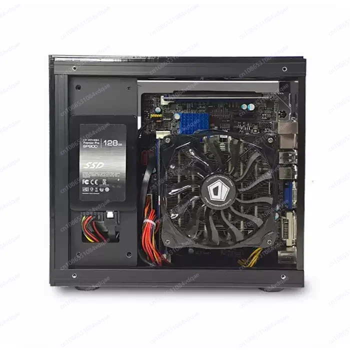 GEEEK A35S Mini ITX A4 Case, Acrylic Transparent Side Panel, Small Form Factor Empty PC Chassis