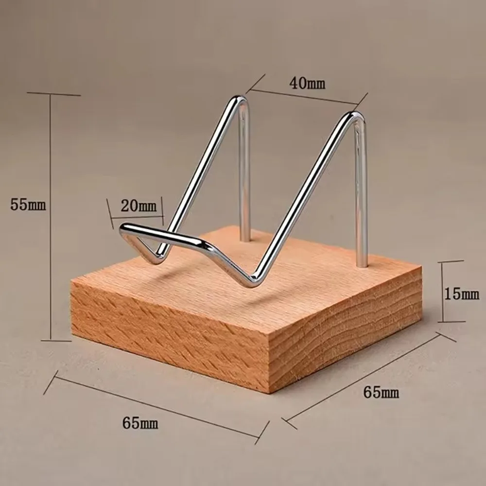 

Wooden Crystal Ball Base Metal Arm Agate Stones Crystal Ball Holder Craft Photography Props Minerals Relics Rocks Support