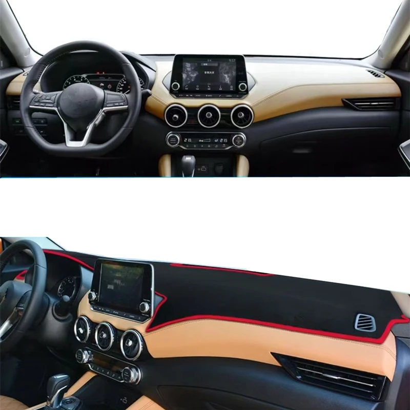 

Car Dashboard Cover Mat Anti-UV Dash Sunshade Carpet Cushion For Nissan Sentra B18 2020 2021 2022 2023 2024 2025 Auto Acessories
