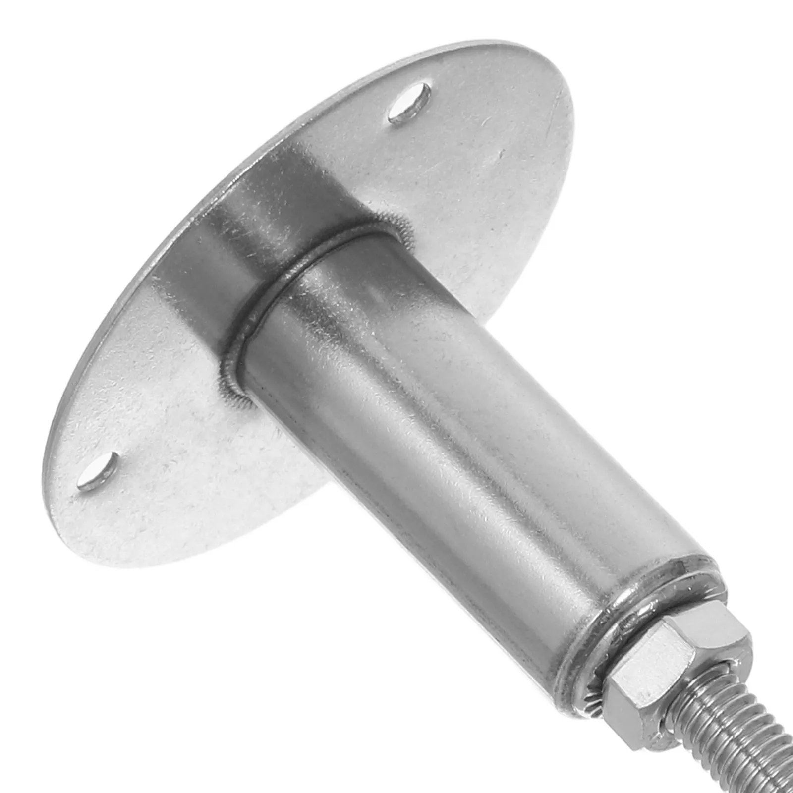 2Pcs Stainless Steel Wall Pipe Support Brackets Adjustable Clamp Pipe Mount Holder Fixing Ceiling Rod Tube Diameter 42-45Mm