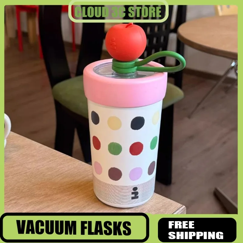 

Таги. Изолированная бутылка для воды с соломой, мультяшный термос, портативная чашка для питья на открытом воздухе, термосы из нержавеющей стали