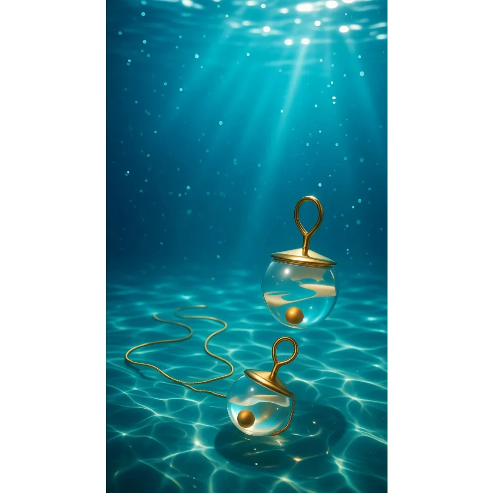 

Миниатюрный кулон-семечко из выдувного стекла ручной работы, 8 мм, в позолоте 14 карат, для детских и подростковых ожерелий и браслетов