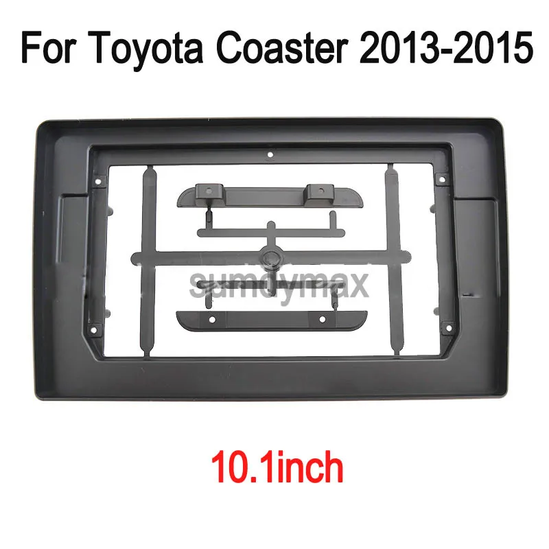 

10.1inch 2Din Car Radio Fascia for Toyota Coaster 2015 2016 2017 2018 DVD Stereo Frame Plate Adapter Mounting Dash