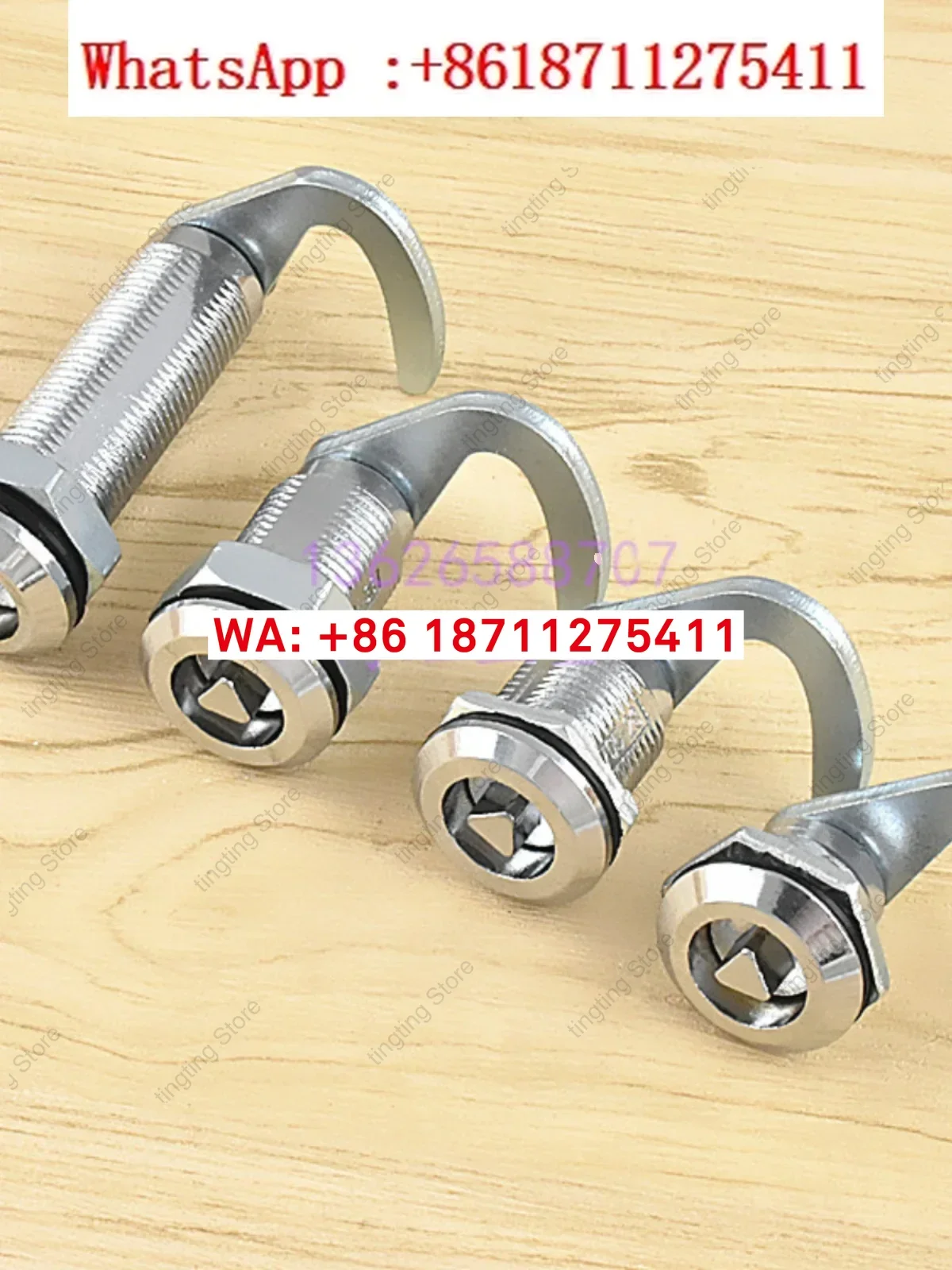 10pcs MS705 triangular hook lock 406 cam round  distribution cabinet switch cabinet door  trash can box lock