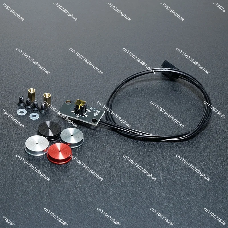 14mm Momentary Push Button Switch, CD Texture Button, Power Start Accessory for Computer Equipment