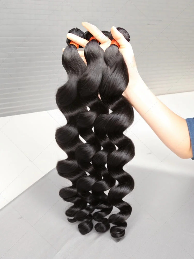 

Свободные глубокие индийские волосы, 100% настоящие волосы Remy, необработанные утки, вьющиеся человеческие волосы, плетение волос для женщин, плетение