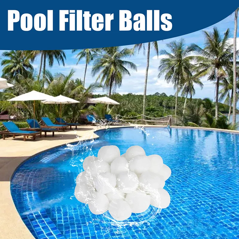 Pool Cleaning Filter Ball Multifunctional Cleaning Filter Ball Chlorine Tablets for Filtering Water Decontaminationing Clean