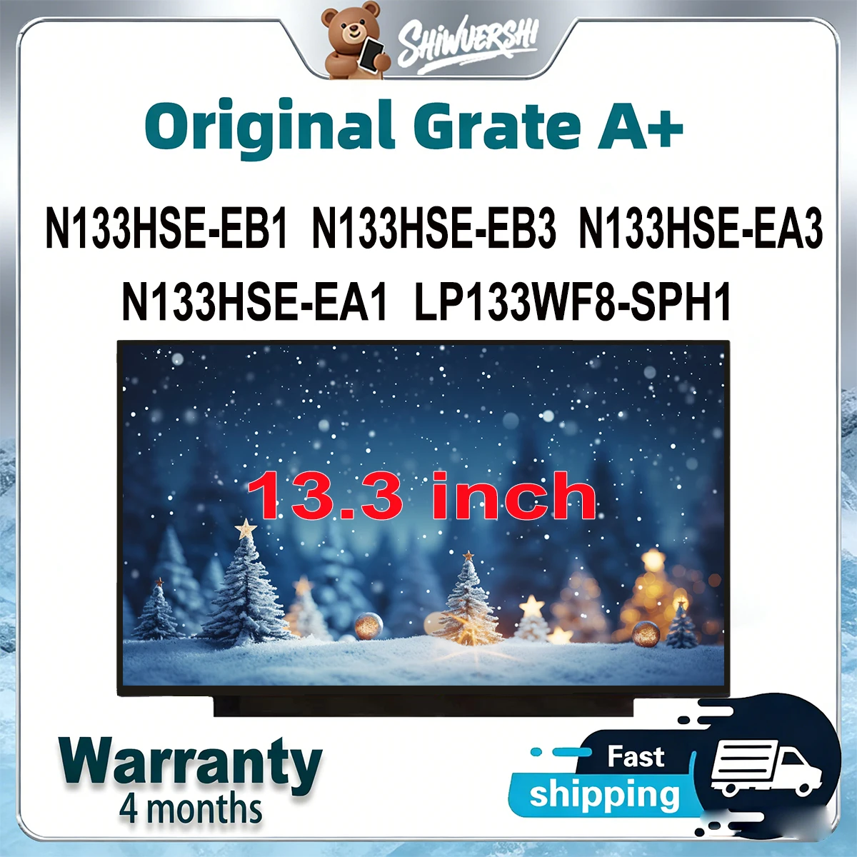 

Slim 13.3 inch Laptop Lcd Screen Monitor Panel N133HSE EB1 N133HSE EB3 N133HSE EA3 N133HSE EA1 LP133WF8 SPH1 Wholesale