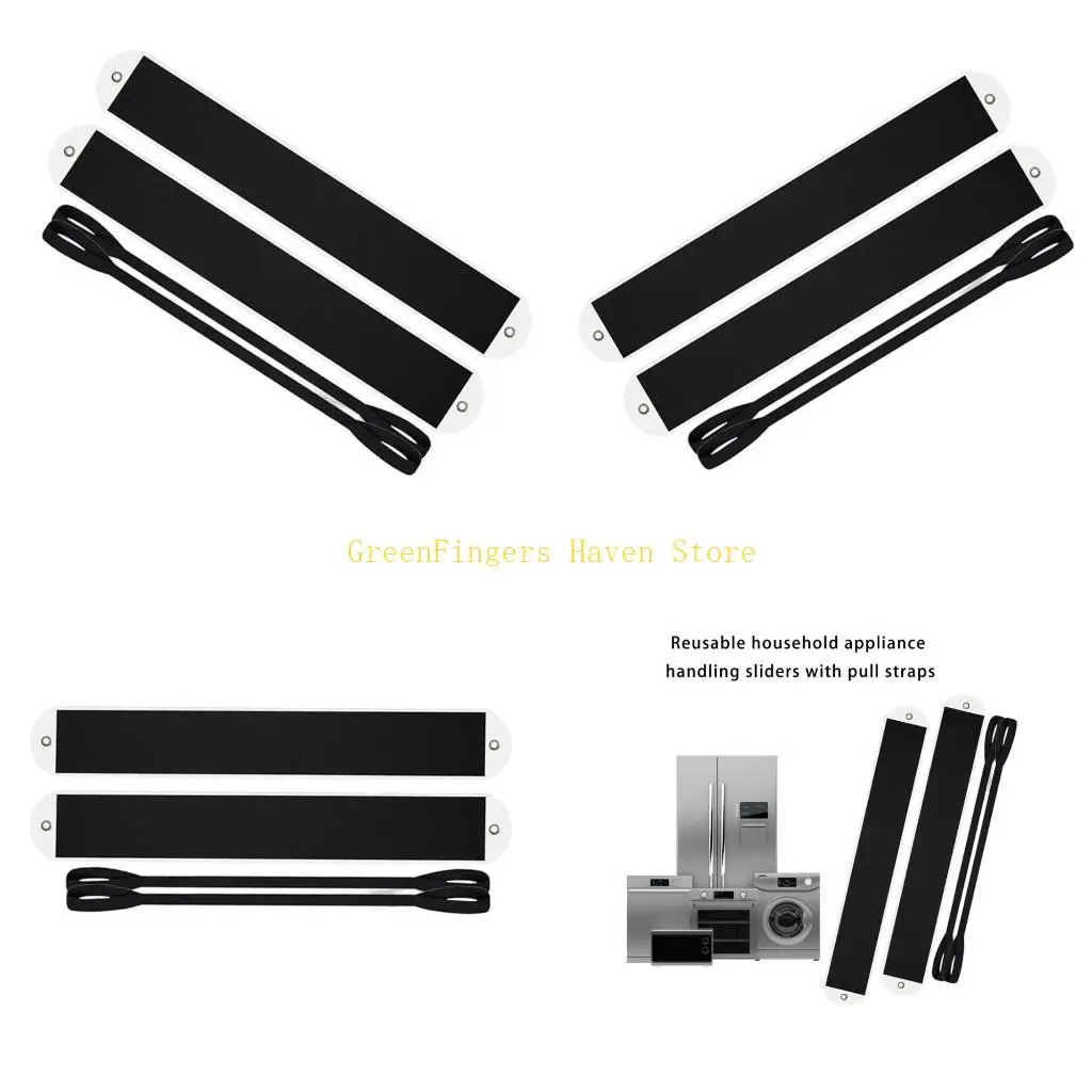 F68D Heavy Duty Sliding Sheet Furniture Moving Slide Appliance Glides with Pull Strap
