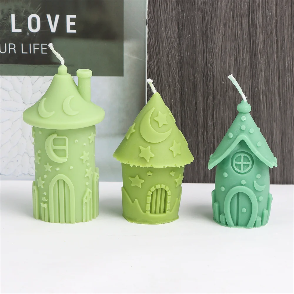 3D Coiled Snake Pillar Silicone Candle Mold Gothic Serpent Egg Mold DIY Candle Soap Resin Craft Mold Halloween Home Decor