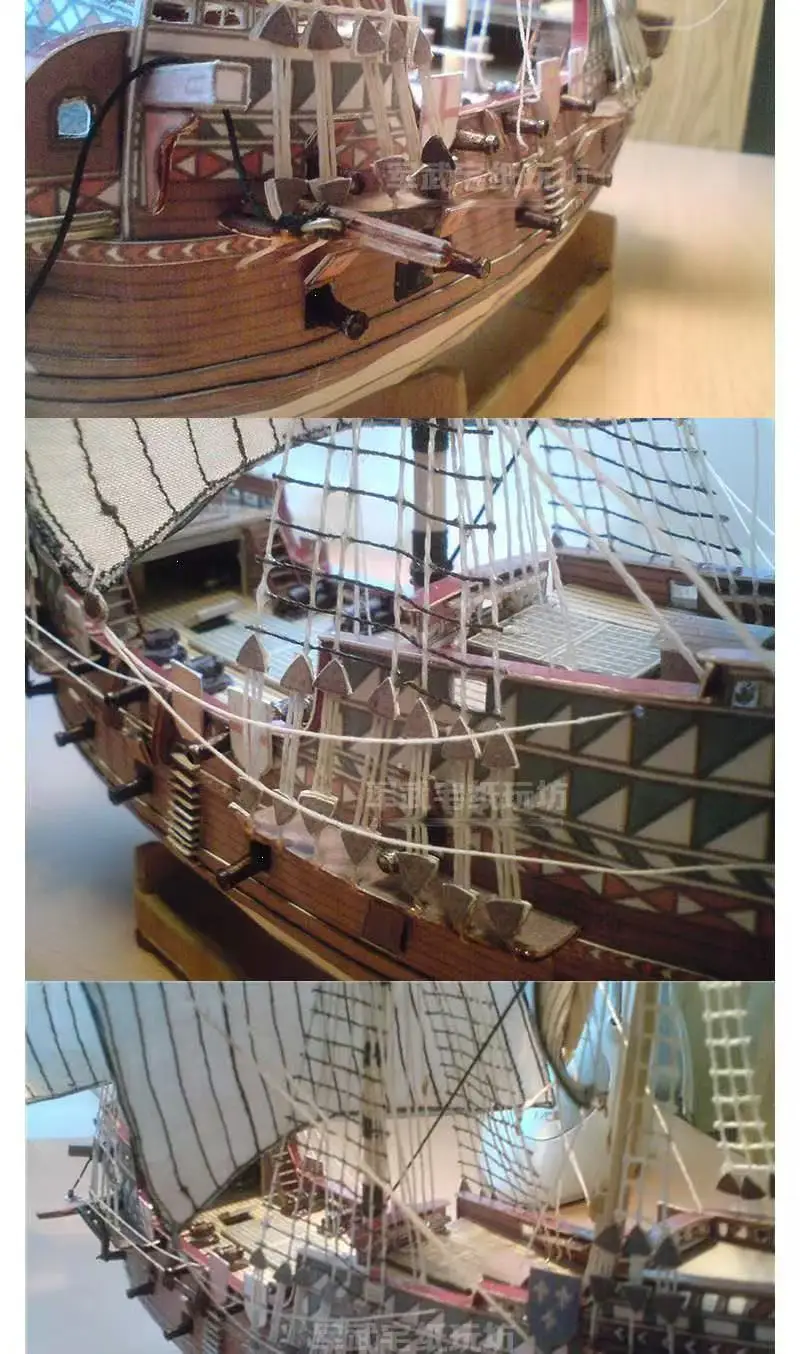 

1:100 3D England Golden Hind Galleon Ship Boat Paper Model Assemble Hand Work Funny Puzzle Game DIY Kids Toys for Children Gift